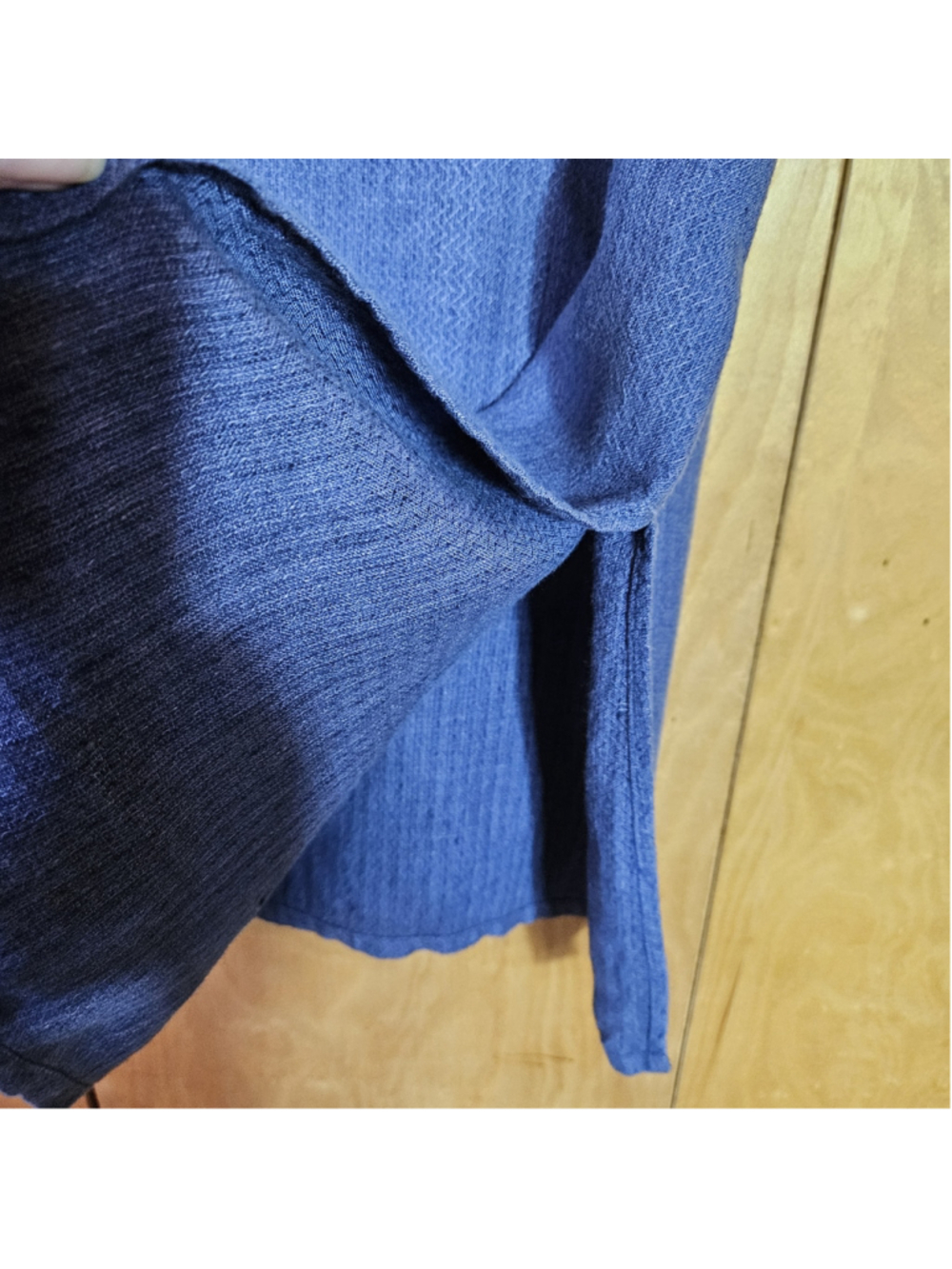 Pruejill Linen Dress Beach Pool Cover-up Side Slits Size M Blue Buttons J. jill - Picture 2 of 6